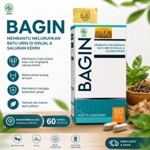 Kapsul Bagin 60 kapsul Herbal Batu Ginjal